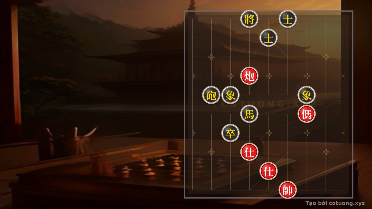 Thế cờ: Xiangqi: The Secret to Defeating Black with Double Horses Interlocking - Efficient Tactics — Cờ Tướng Online