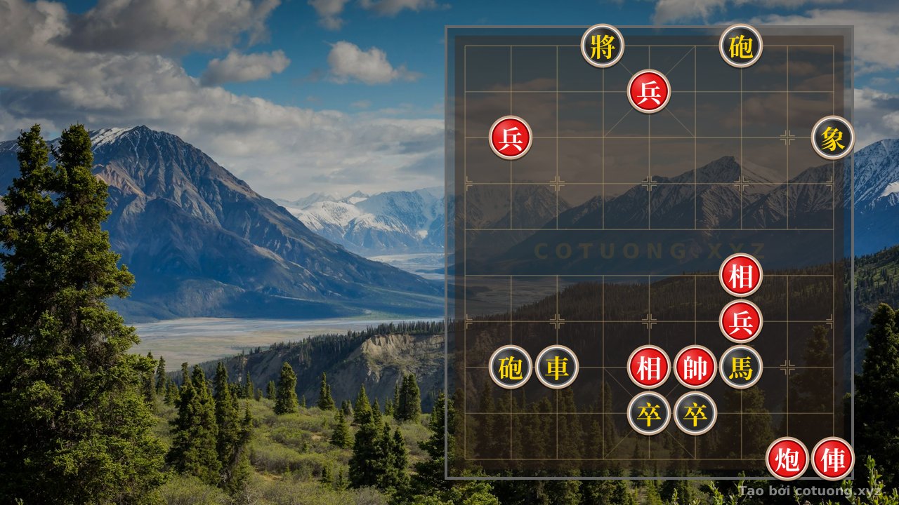 Thế cờ: Xiangqi Position 'Empty Cannon' and 'Rook Thrust': The Ruthless Tactics of Red — Cờ Tướng Online