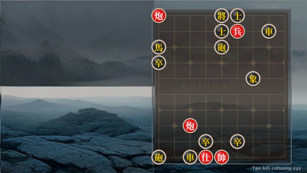 Thế cờ: Black's Steel Defense Against the Double Red Cannon Formation: Strategies for Countering the Threat and Unexpected Counterattacks — Cờ Tướng Online