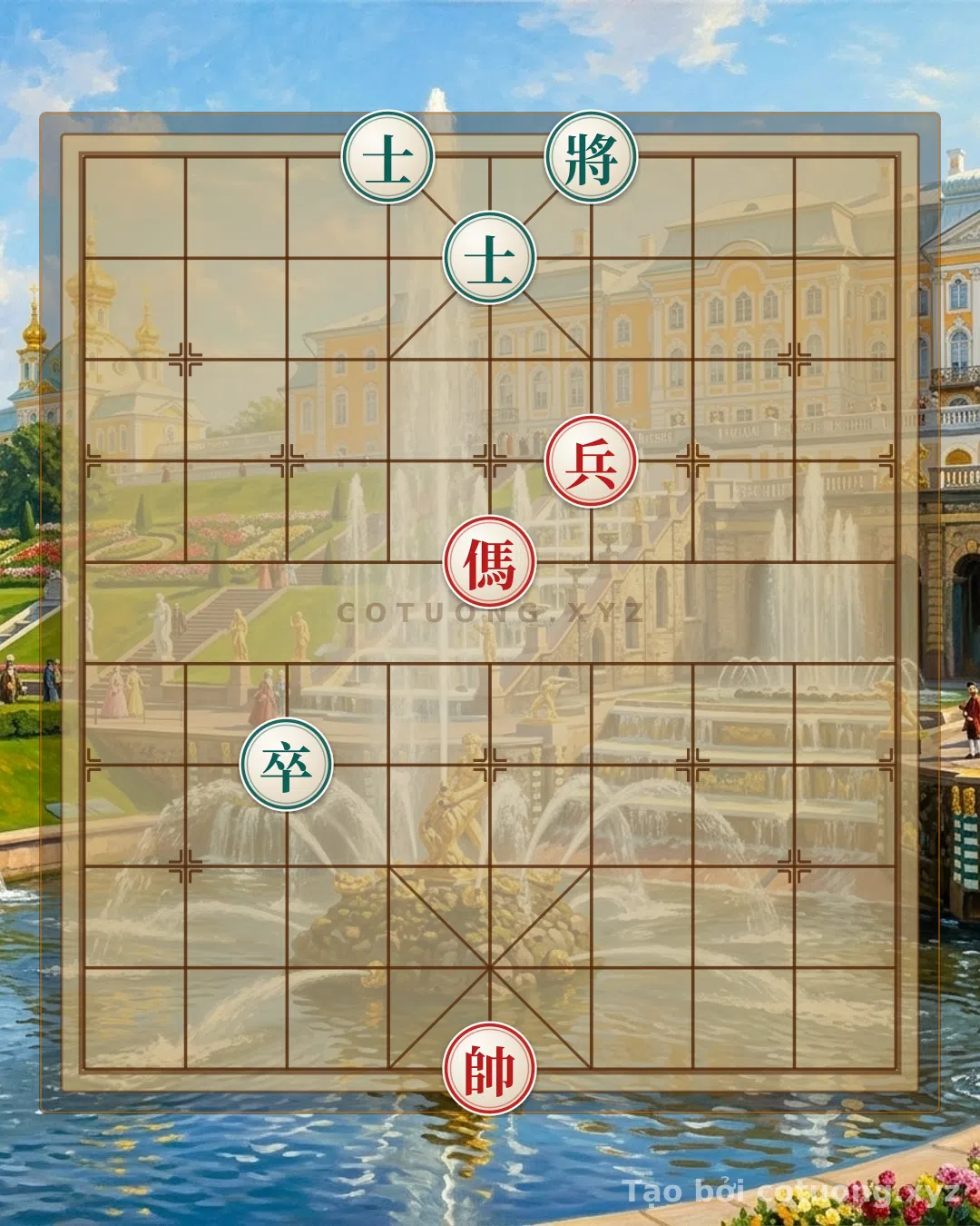 Thế cờ: Xiangqi (Chinese Chess) Strategy: Analyzing Optimal Moves for the Red Side in a Complex Position — Cờ Tướng Online