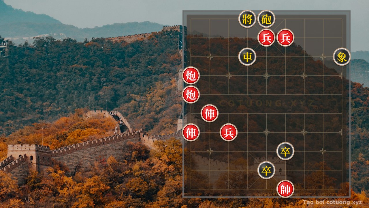 Thế cờ: Xiangqi (Chinese Chess) Strategy: Breaking the Red's 'Double Rook vs. Empty Fort' Formation — Cờ Tướng Online
