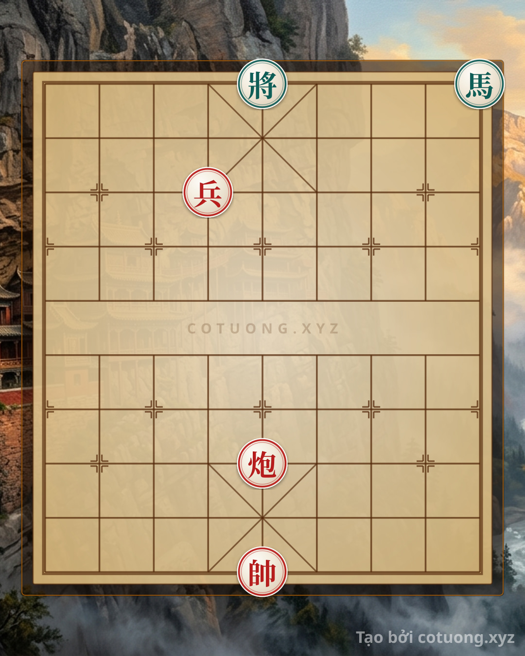 Thế cờ: Xiangqi Strategy: Red Closing in on the Black General - Psychological Analysis and Decisive Turning Point — Cờ Tướng Online