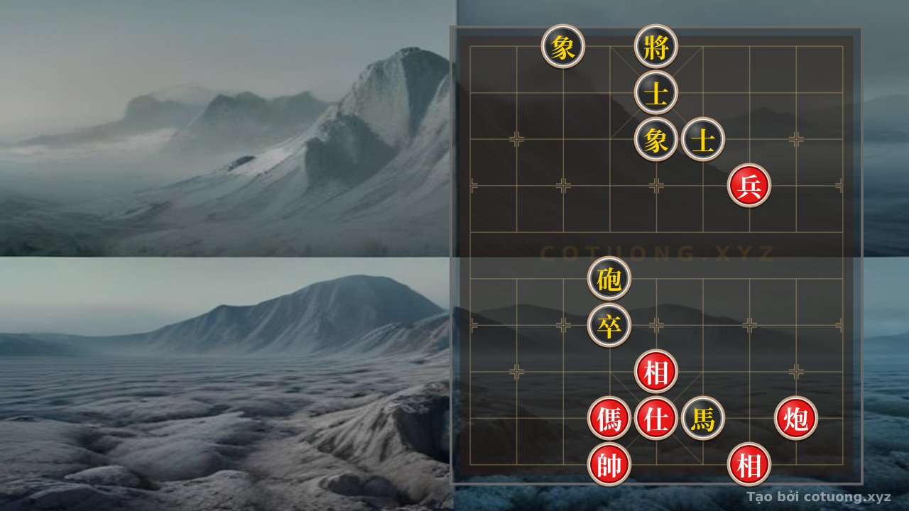 Thế cờ: Super Difficult Xiangqi: 'Red Cannon Exposed at 2' Opening is Brutal, Red General Exposed at 6-1 Needs Immediate Counterattack — Cờ Tướng Online