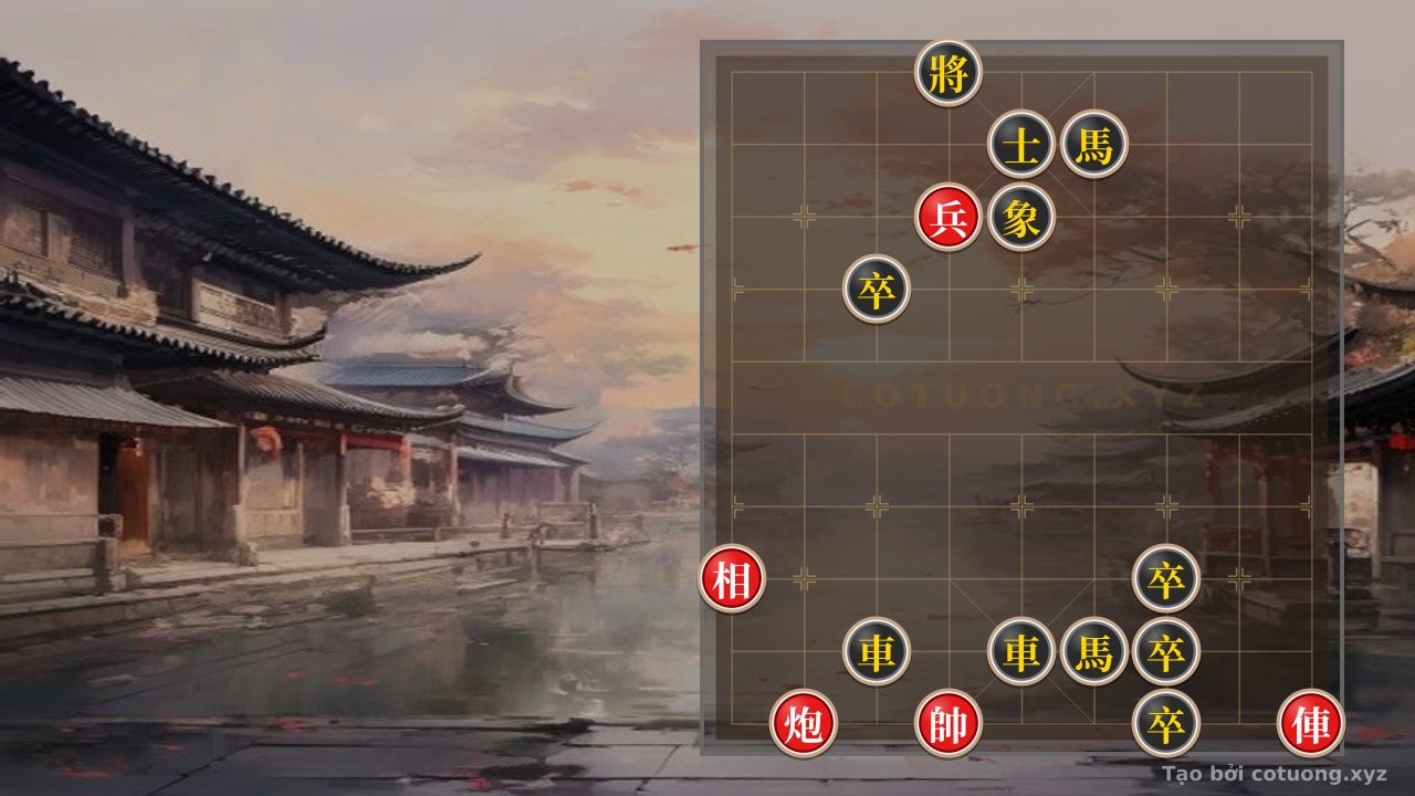 Thế cờ: Mystery Chess Tactics: Single Rook, Cannon, and Pawn vs. Double Rooks, Horses, and Four Pawns - Can Red Win? — Cờ Tướng Online