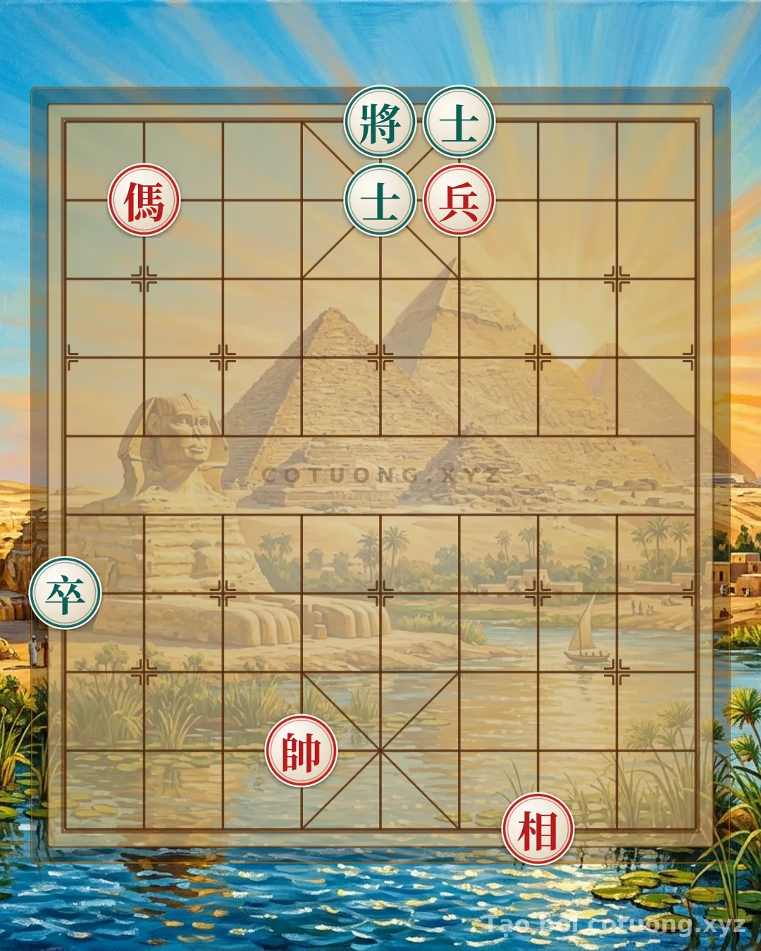 Challenge: Red Horse's First Move: The 'Mouse Catching Mouse' Strategy in Xiangqi - Can you solve it?