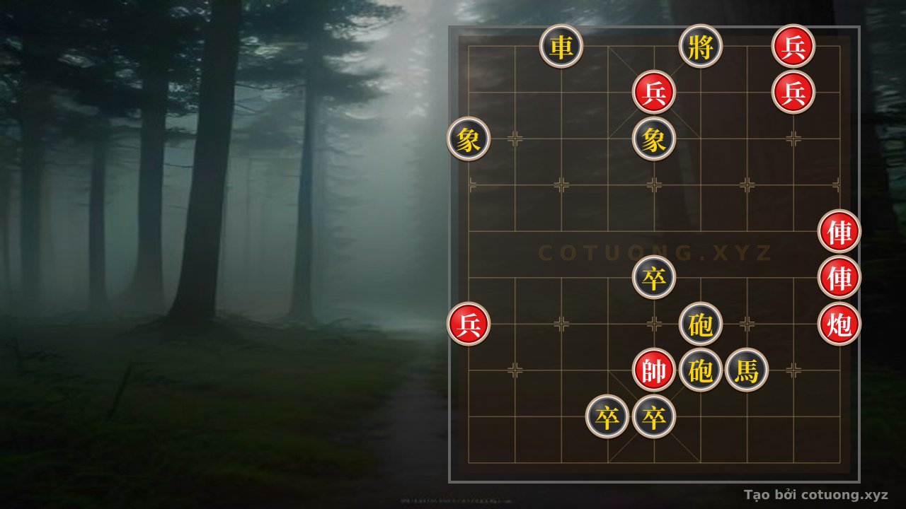 Thế cờ: Xiangqi: The Red Side's Rhythmic Battle in the 'Chariot Rush' Formation — Cờ Tướng Online