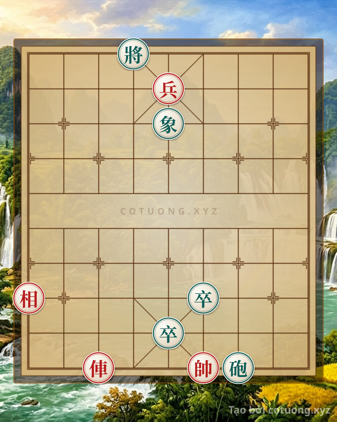 Challenge: Xiangqi 1/10: Red Chariot Rushes Straight, Black General Surrounded - Extremely Exciting Tactical Analysis - Can you solve it?