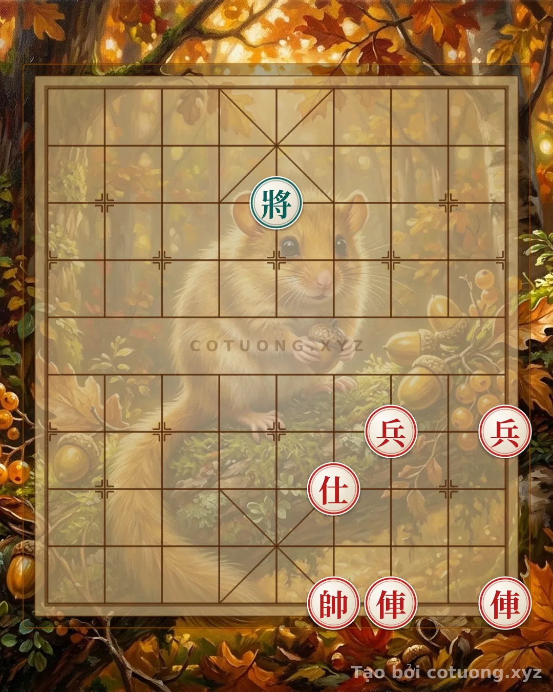 Thế cờ: The Red General's Trapped Position: The Art of Defensive Play by the Red Rook — Cờ Tướng Online