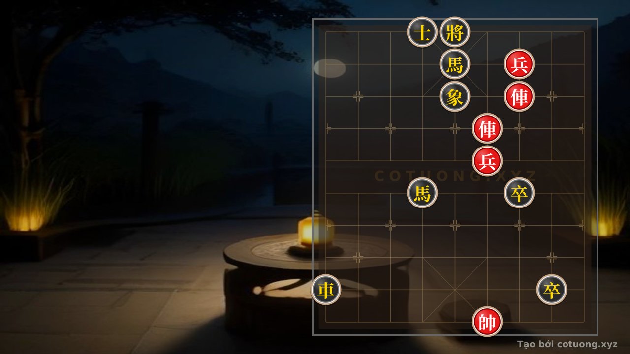 Thế cờ: Classic Checkmate: When the Red Chariots Dance Across the Battlefield - The Secret to Defeating the Black General in 3 Moves — Cờ Tướng Online