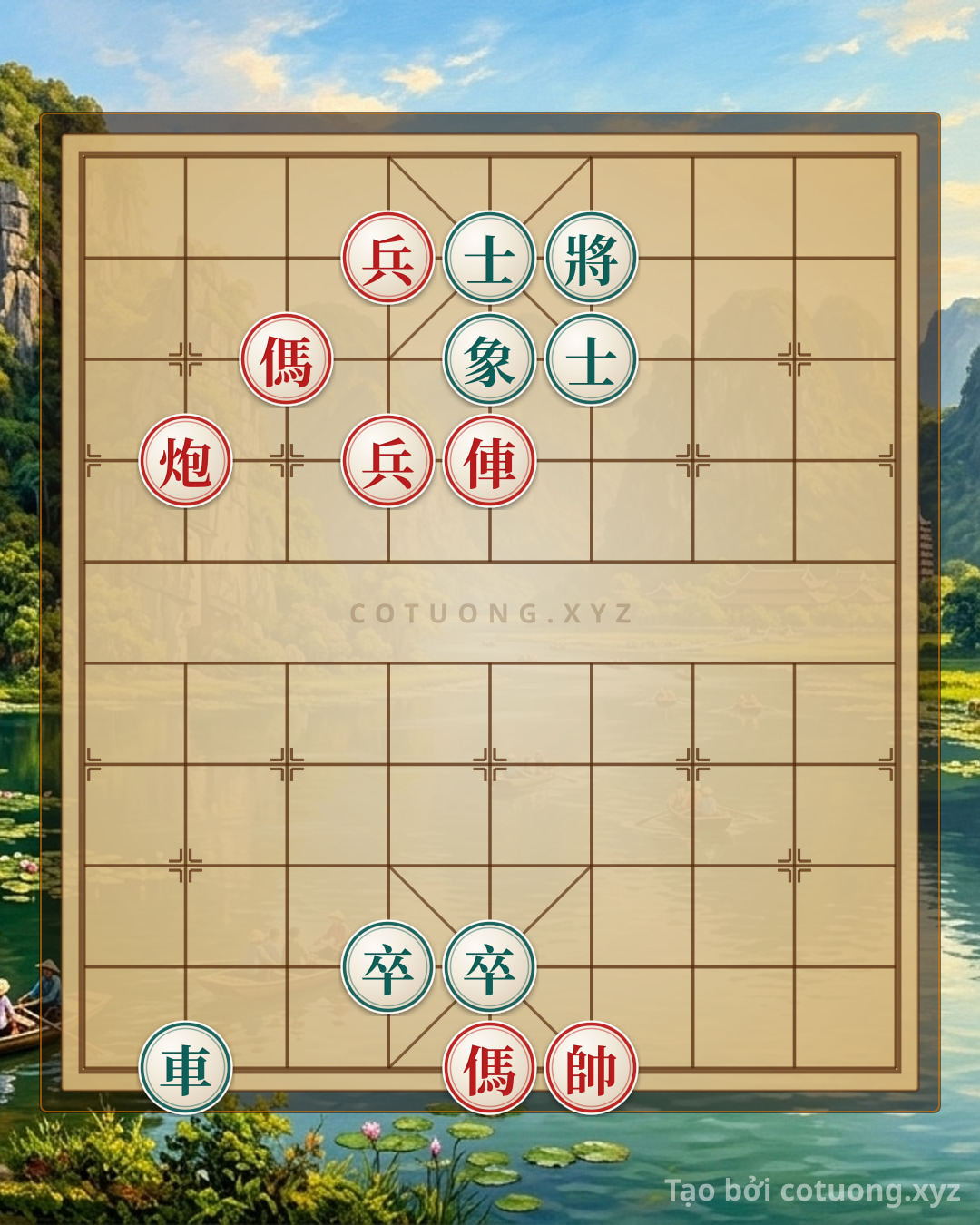 Challenge: Red General's Checkmate: Fastest Attacking Strategy from the Red Rook at 6th File, 9th Rank - Can you solve it?