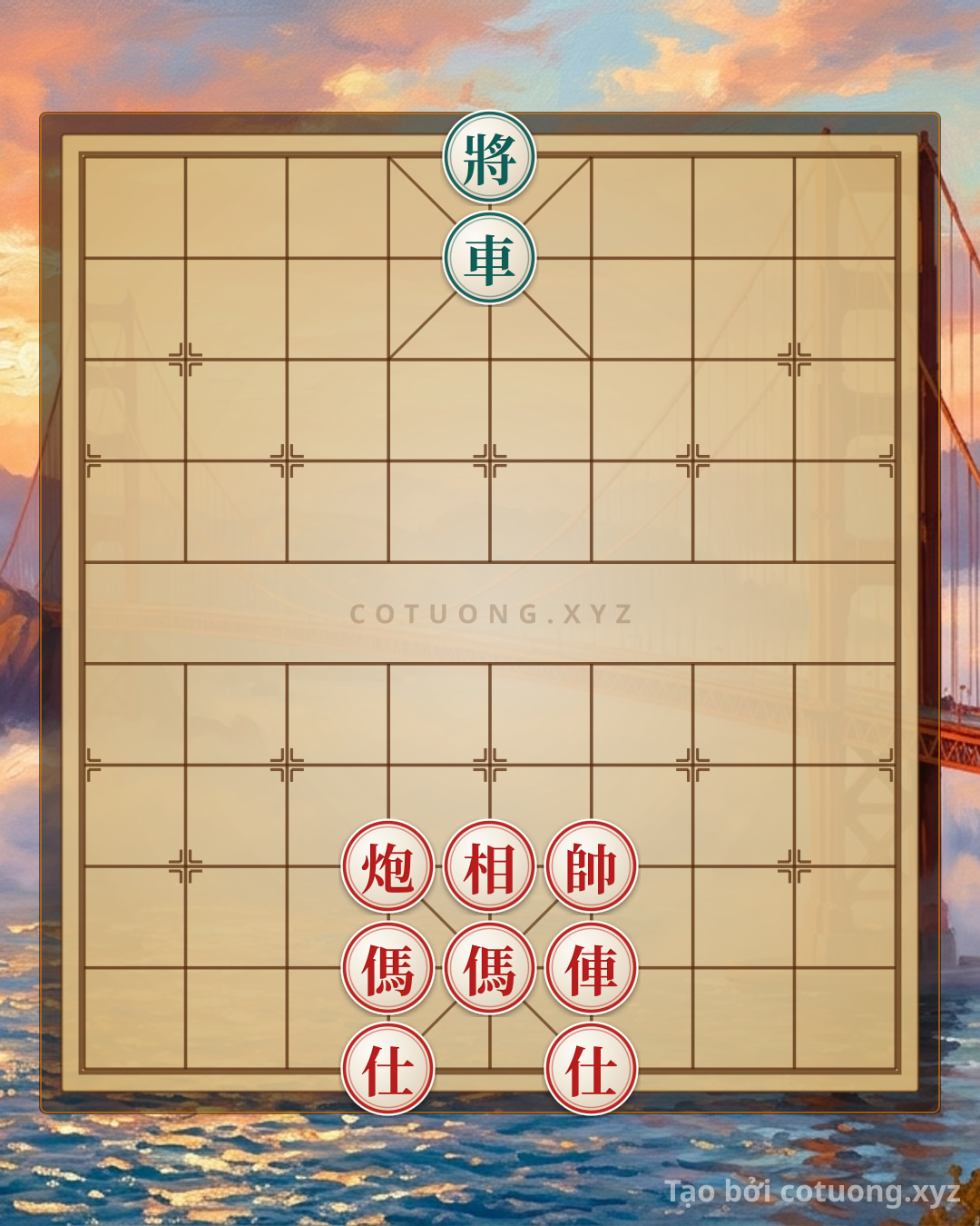 Challenge: Red Attacks Black's Chariot: A Tactical Checkmate from Red's Cannon on File 6 - Can you solve it?