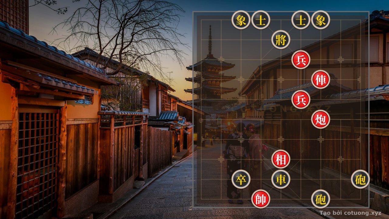 Thế cờ: Jianghu Chess: Red Chariot 2 Pawns and Elephant vs Black Chariot 2 Cannons, 2 Advisors, and 2 Elephants - Tactical Strategies for Xiangqi — Cờ Tướng Online