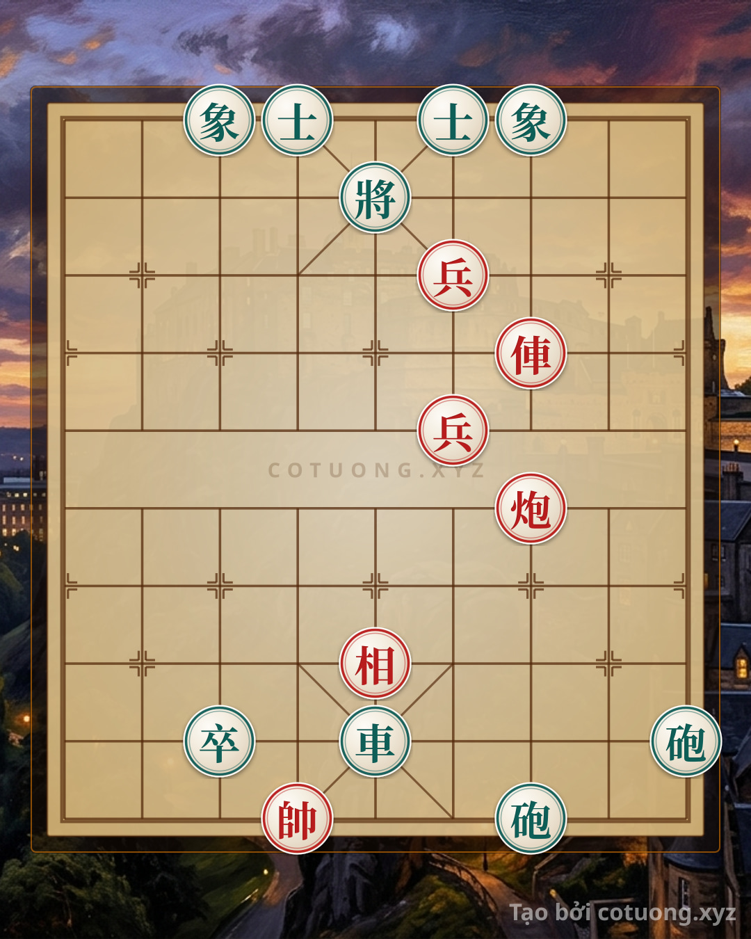 Challenge: Jianghu Chess: Red Chariot 2 Pawns and Elephant vs Black Chariot 2 Cannons, 2 Advisors, and 2 Elephants - Tactical Strategies for Xiangqi - Can you solve it?