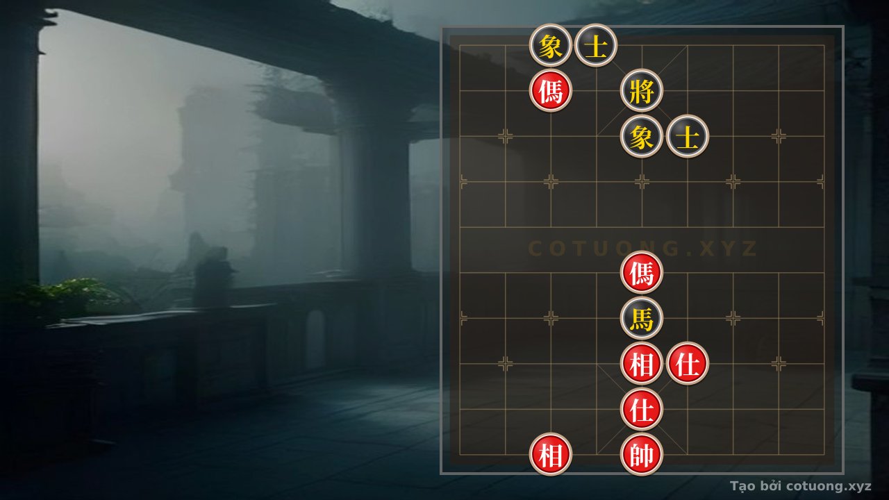 Thế cờ: Red General's Pawn Break: Unexpected Double Horse Leg Strategy — Cờ Tướng Online