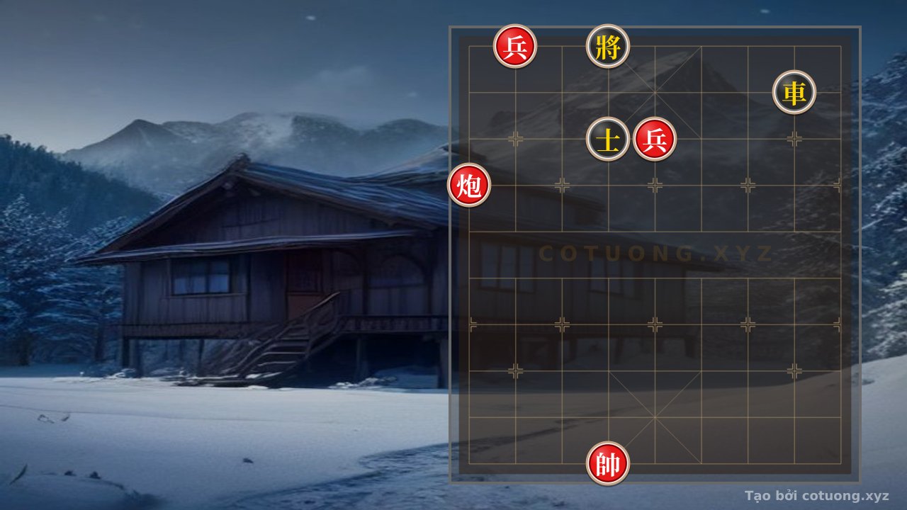 Thế cờ: 'Red Trap' - When the Red Pawn Exposes the Black Advisor's Wall: 
