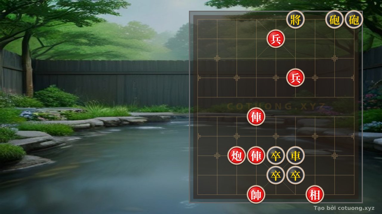 Thế cờ: Red Chariot's Escape: The Strategy to Defeat the Black Cannon in Modern Xiangqi — Cờ Tướng Online