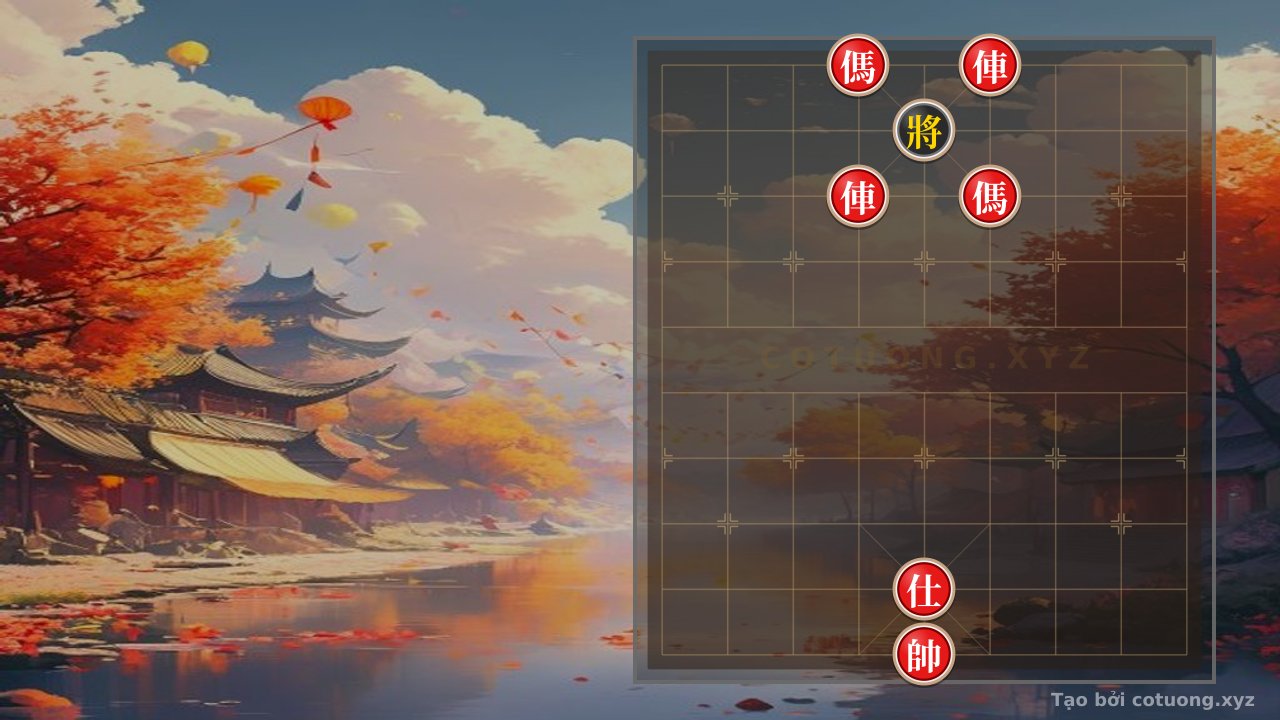Thế cờ: Position #941c: Double Horses Attack - Red's Strategy Crushes Black — Cờ Tướng Online