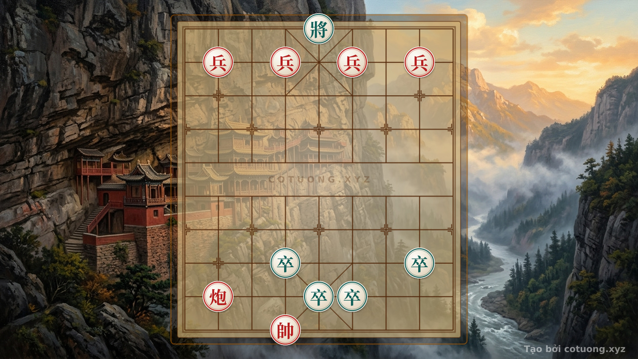 Thế cờ: The 'Xich Bich' General's Formation - Classic Opening of the Battle — Cờ Tướng Online