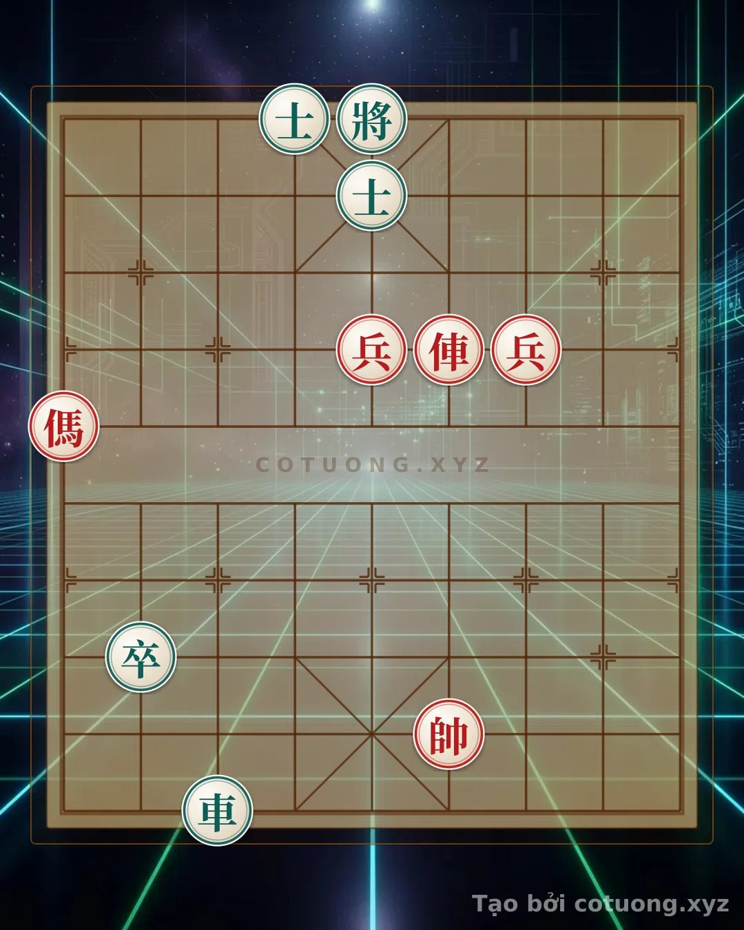 Thế cờ: Strategic Rook-Horse 2Pawn vs. Rook-Pawn 2Advisors — Cờ Tướng Online