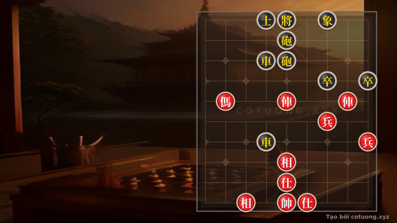Thế cờ: Defensive Mastery: Solving the Unique Level 1/10 Xiangqi Puzzle — Cờ Tướng Online