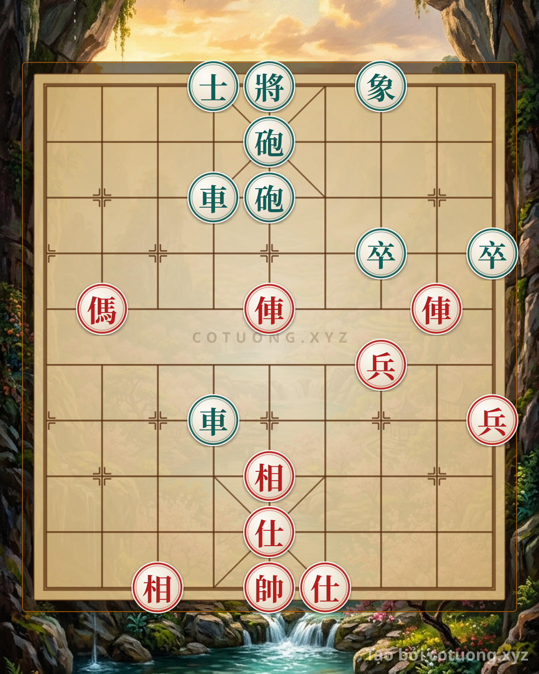 Challenge: Defensive Mastery: Solving the Unique Level 1/10 Xiangqi Puzzle - Can you solve it?