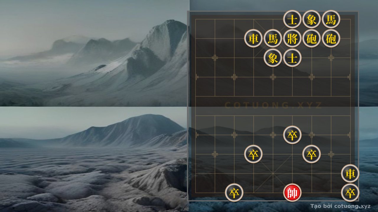 Thế cờ: Red General's First Move: The 'Killing Strategy' When the Black Chariot Retreats to File 4 — Cờ Tướng Online