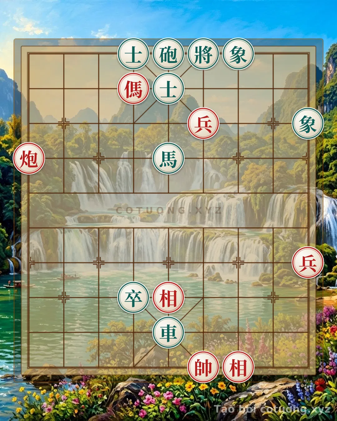 Thử Thách: Cờ Tướng: Chiến Thuật Phòng Ngự Khi Đối Thủ Có Song Mã - Bạn có thể giải được?