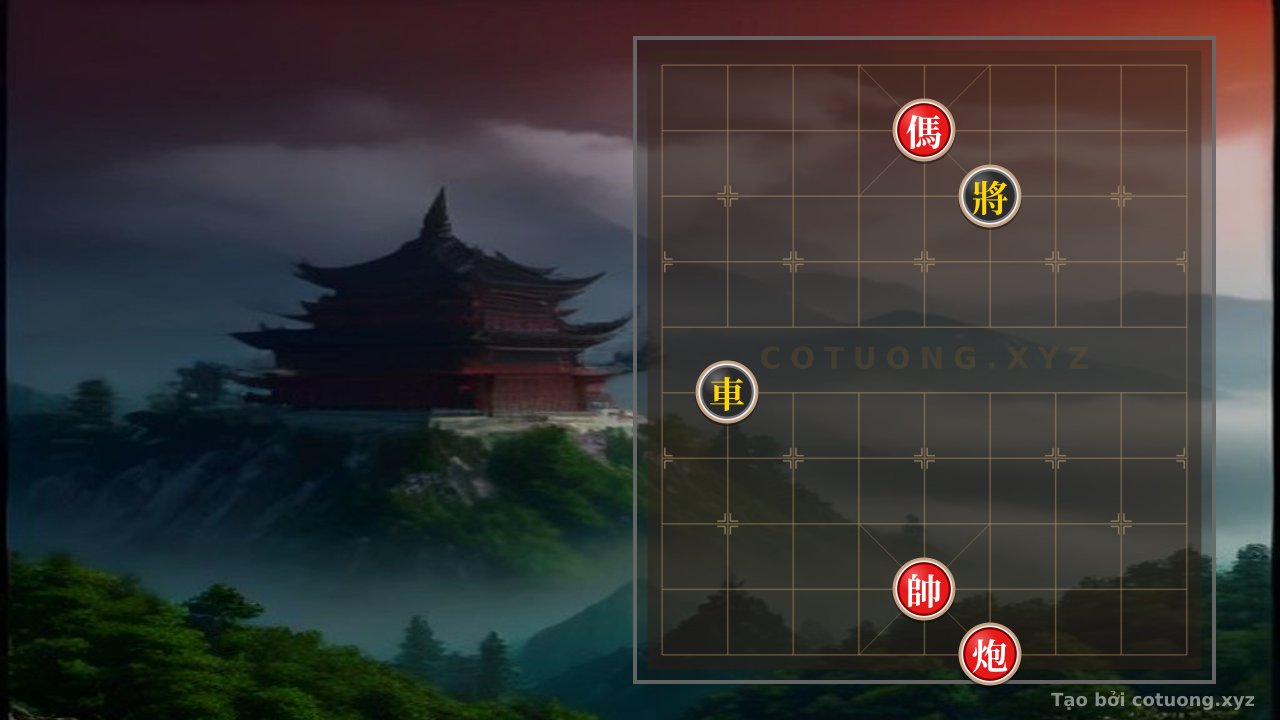 Thế cờ: Xiangqi Opening Strategy: Red Horse's Sudden Counterattack When Black General Stands Still — Cờ Tướng Online