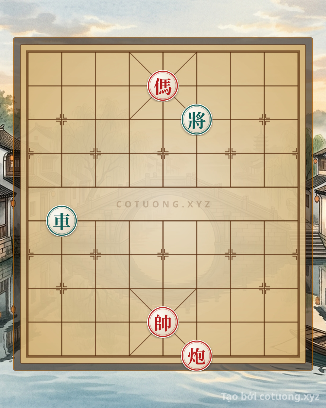 Challenge: Xiangqi Opening Strategy: Red Horse's Sudden Counterattack When Black General Stands Still - Can you solve it?