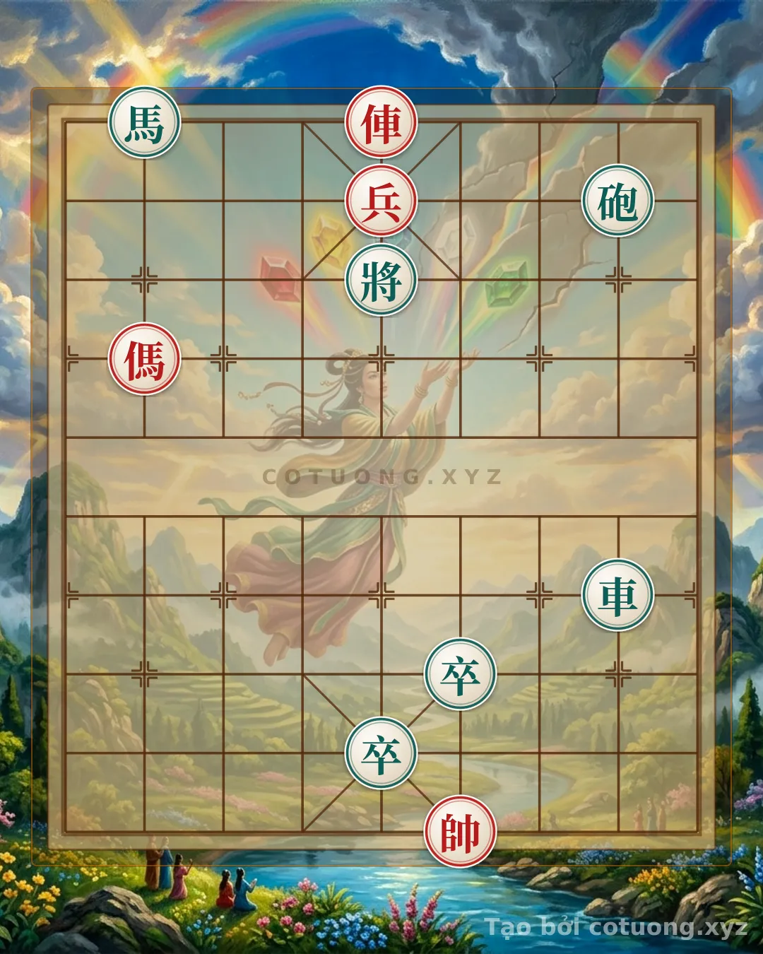 Challenge: Bloody Victory: The Unstoppable Rook of Red in Free General's Chess - Can you solve it?
