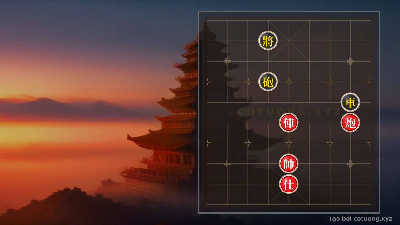 Thế cờ: Xiangqi Masterpiece: Red Rook and Black Cannon's Unexpected Counterattack - Tactical Analysis — Cờ Tướng Online