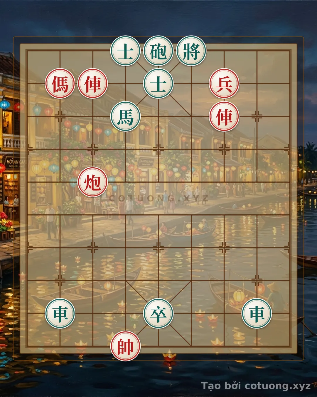 Challenge: Xiangqi Chess: Strategy to Break the Red Army in the Double Horse Face-to-Face Formation - Can you solve it?