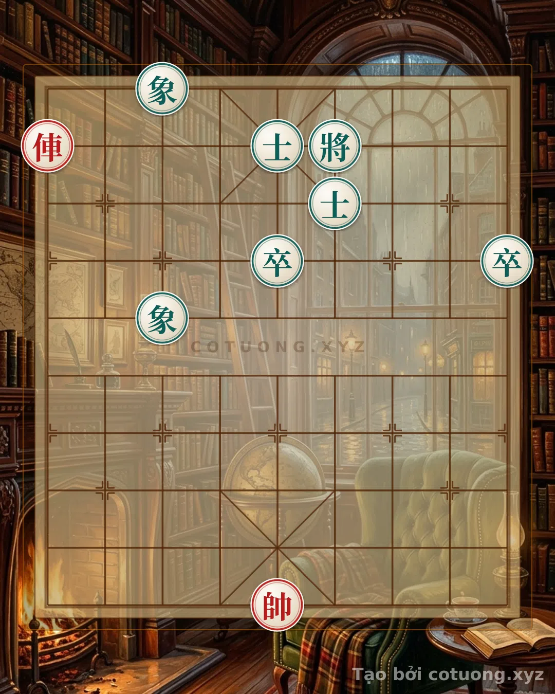 Thế cờ: The Position 'Red Chariot vs. Black General': The First Move Strategy — Cờ Tướng Online