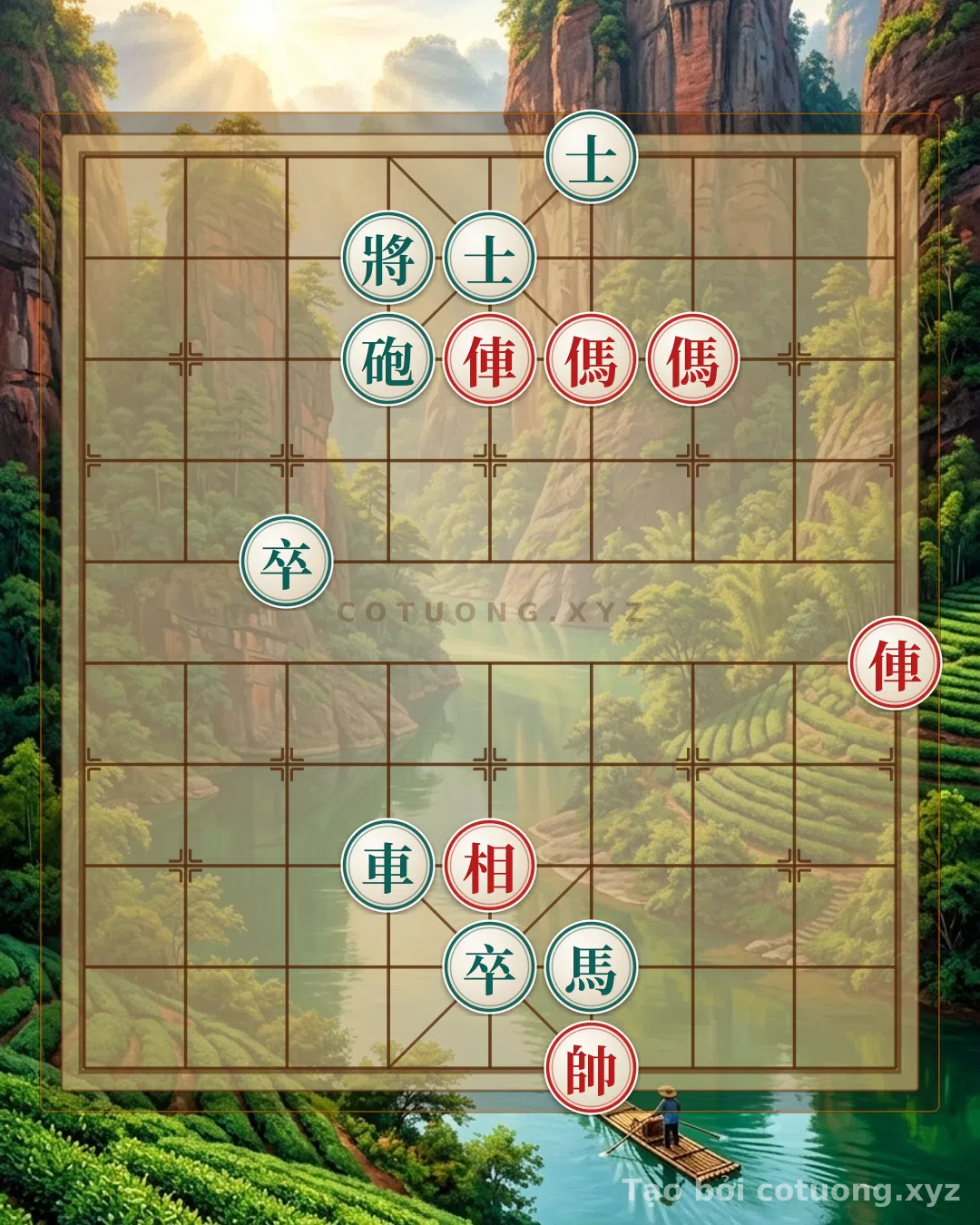 Challenge: The Art of Defense and Counterattack in Xiangqi: Mastering the Cannon vs. Chariot Formation - Can you solve it?