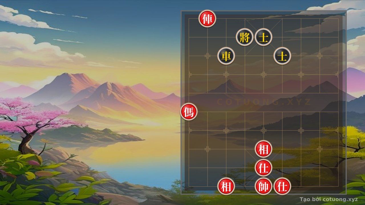 Thế cờ: Unique Xiangqi Formation: Red Chariot Rook 8th File Secret Attack - Super Skillful Counterattack with Horse & Elephant — Cờ Tướng Online