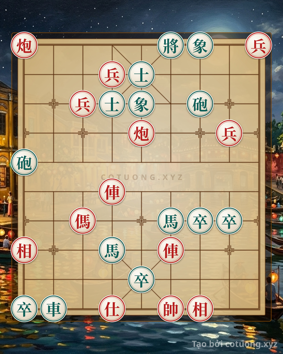 Challenge: Super Difficult Xiangqi Position: Red Wins in One Move - Xiangqi 360 - Can you solve it?