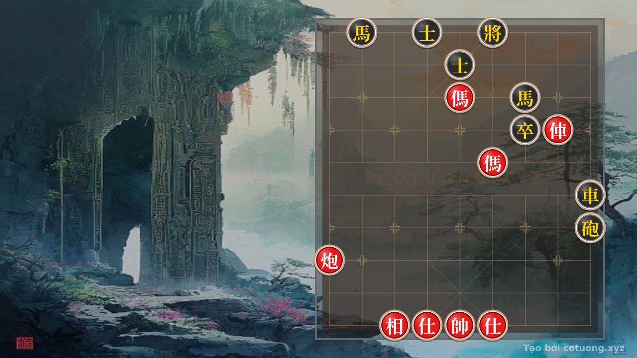 Thế cờ: Endgame Tactics with Two Horses Interlocking Legs - The Red's Secret — Cờ Tướng Online