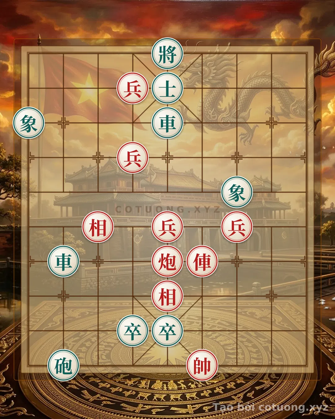 Thử Thách: Cờ tướng: Bí kíp hóa giải đòn công của Đen trong thế trận 'Pháo trống' - Bạn có thể giải được?
