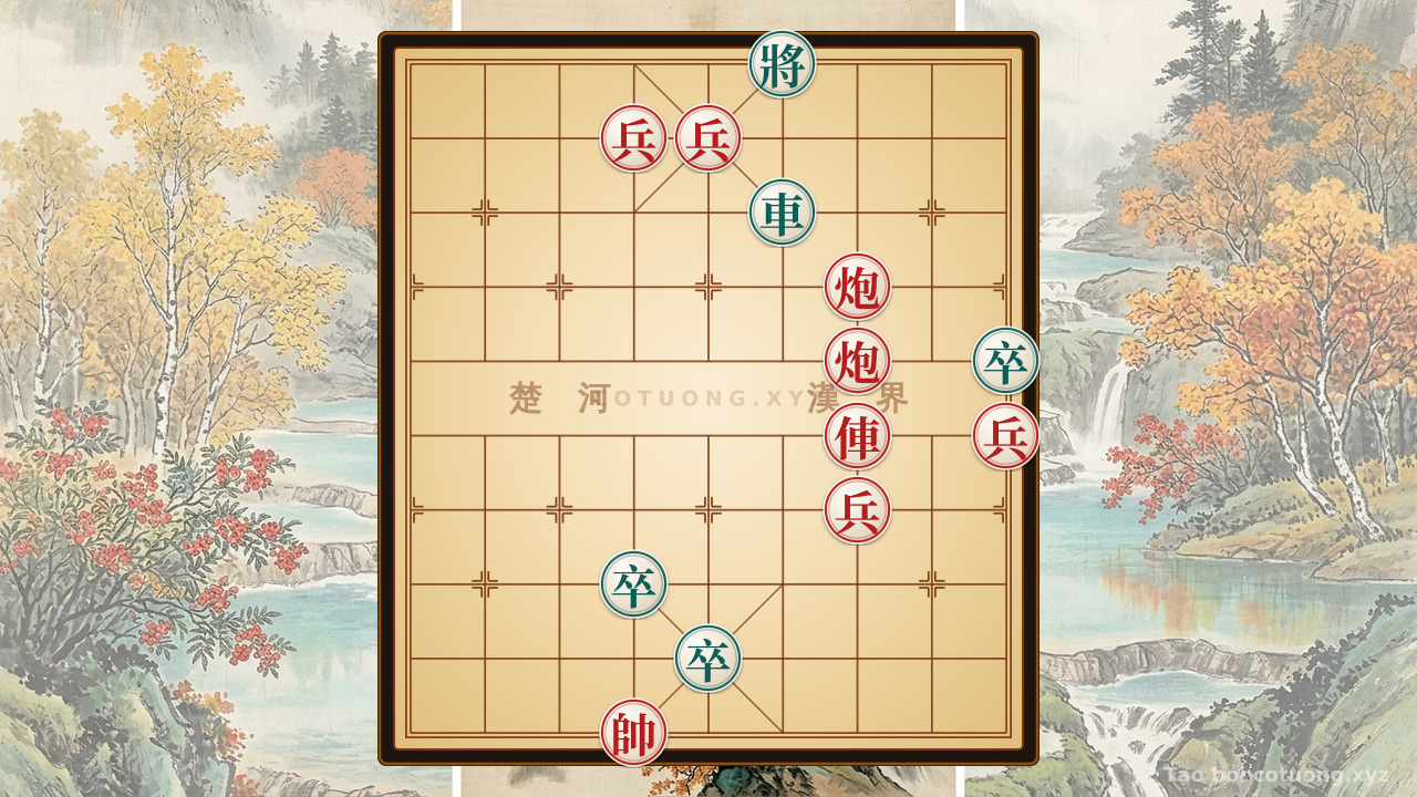 Thế cờ: Red Army's Breakthrough Against the Black Chariot: A Sudden Offensive Strategy in Chinese Chess — Cờ Tướng Online