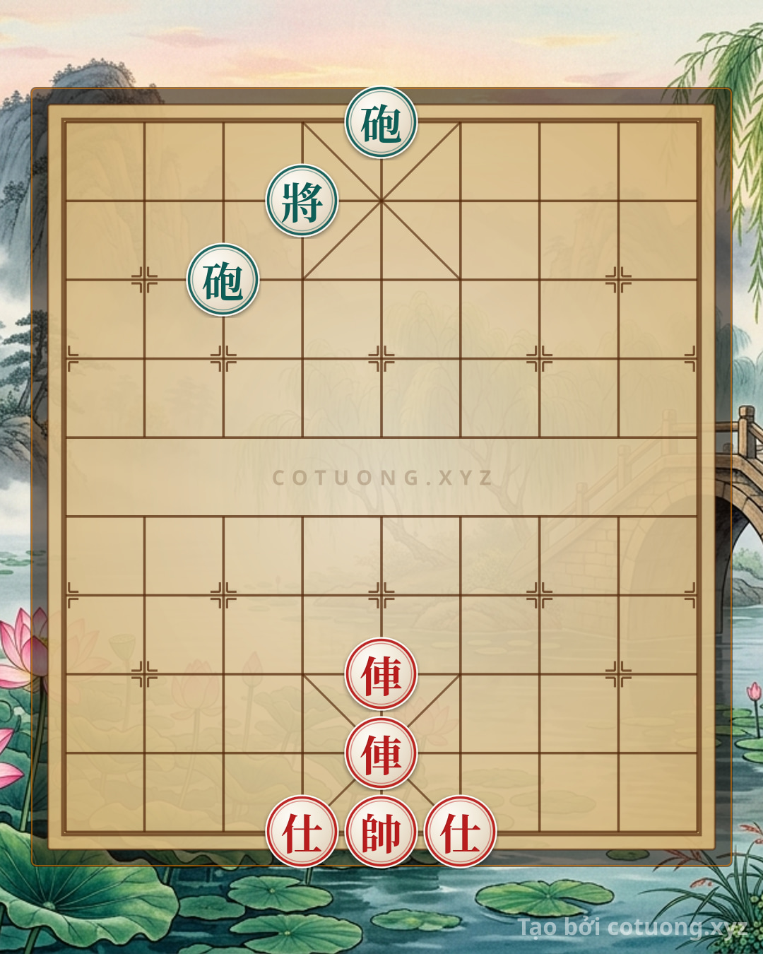 Challenge: Xiangqi (Chinese Chess): Black Chariot Cannon Empty, Red Chariot Retreats - Can you solve it?