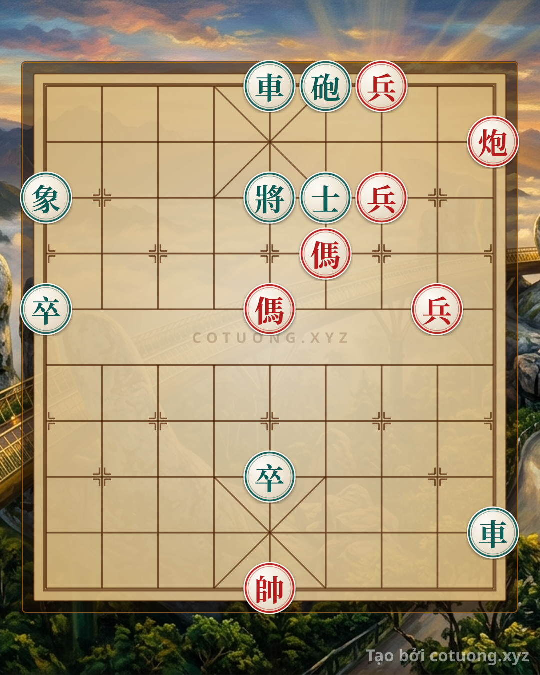 Challenge: Defensive Mastery: Facing Two Red Horses and a Powerful Cannon - Black's Counterplay Strategy - Can you solve it?
