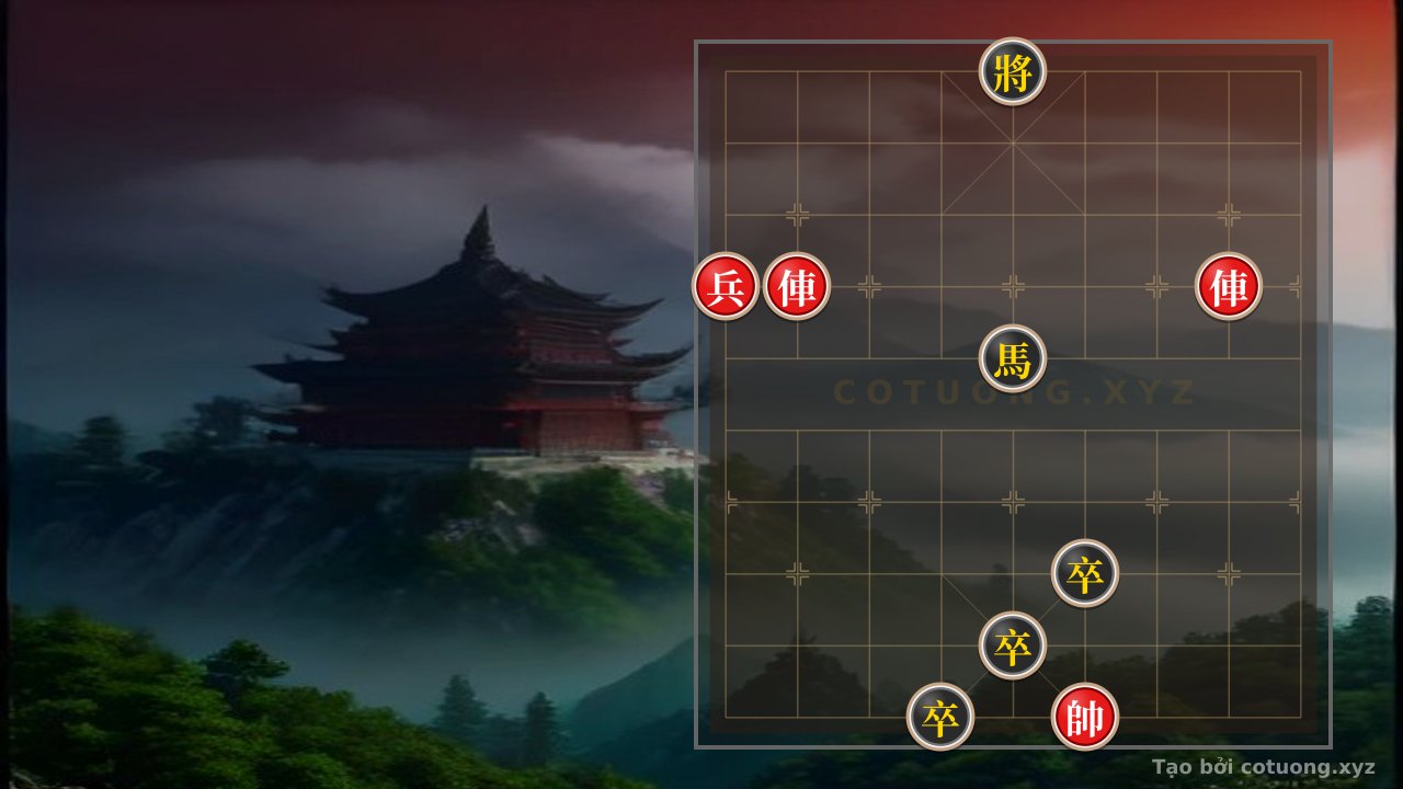 Thế cờ: The 'Chariot Checkmate' Strategy - Winning in 2 Moves — Cờ Tướng Online