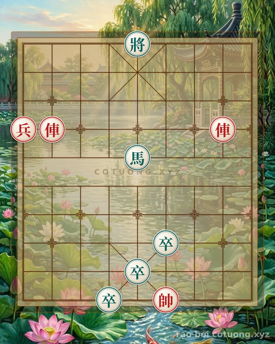 Thử Thách: Thế cờ 'Xe đâm Tướng' - Bí kíp chiến thắng trong 2 nước đi - Bạn có thể giải được?