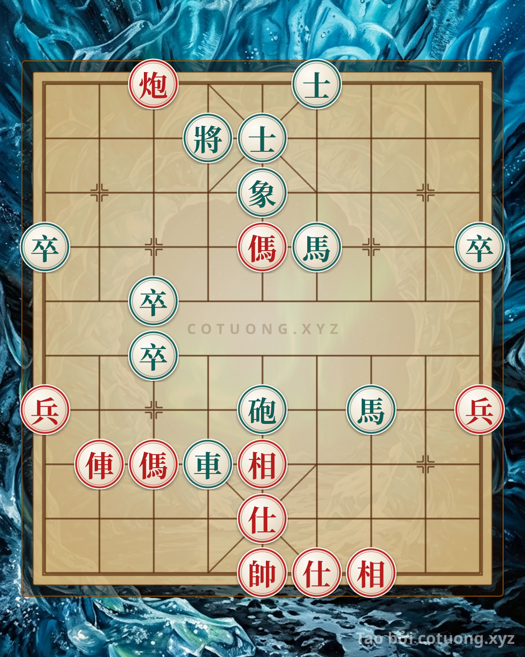 Challenge: Super Difficult Xiangqi: Red's Strategic Breakthrough in the Black Network - Can you solve it?
