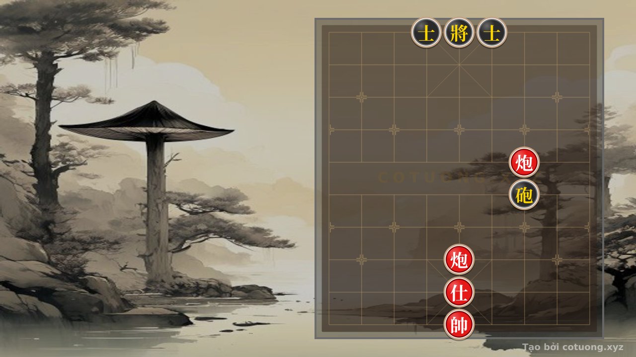 Thế cờ: The 'Red Cannon Empty' Formation - A Strong Defense Strategy for the Black Advisor — Cờ Tướng Online