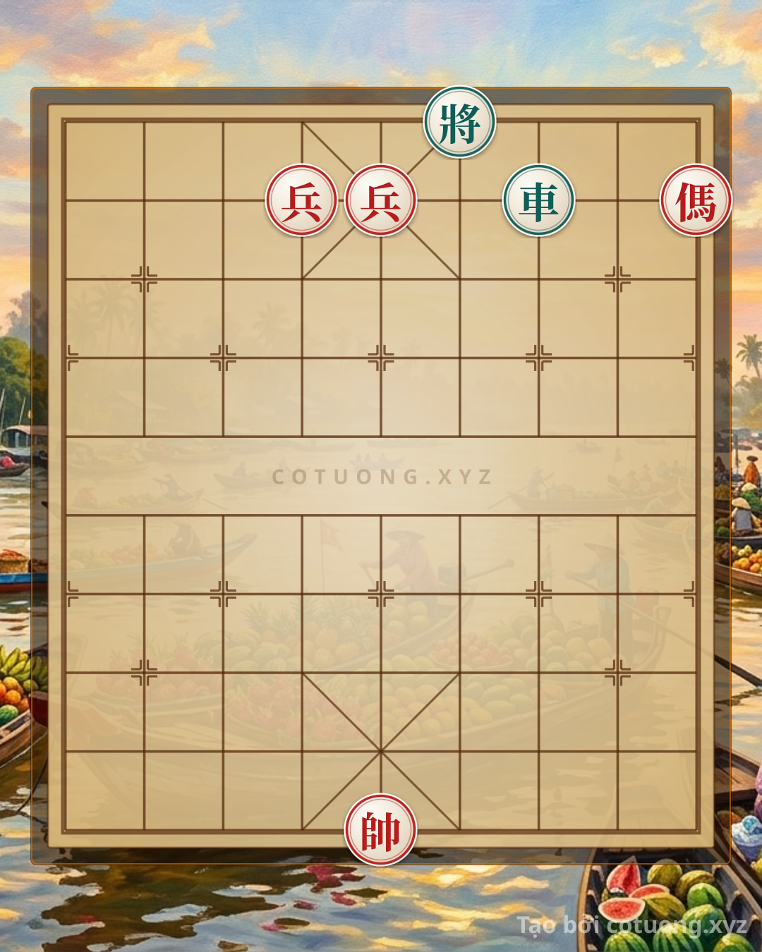 Challenge: Lưỡng chốt phò trợ, đoạt tướng bình thiên hạ - Can you solve it?