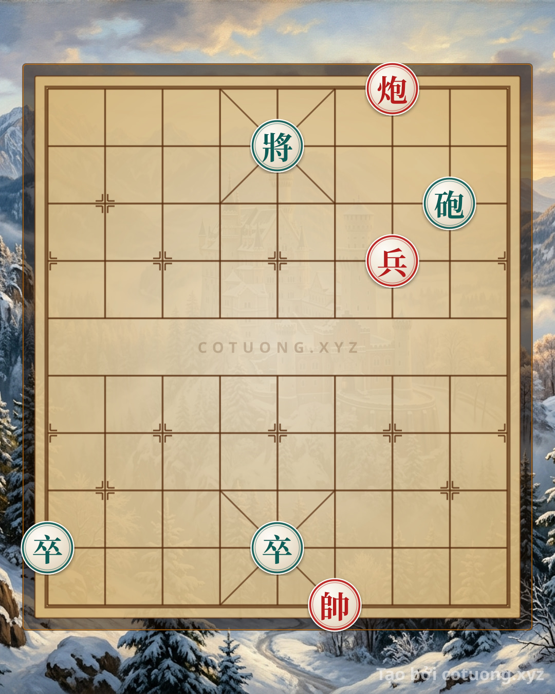 Challenge: Xiangqi: The Black Heart Trap - Red Cannon Exposed on the 10th File, 3 Ranks, Kills the Black General - Can you solve it?