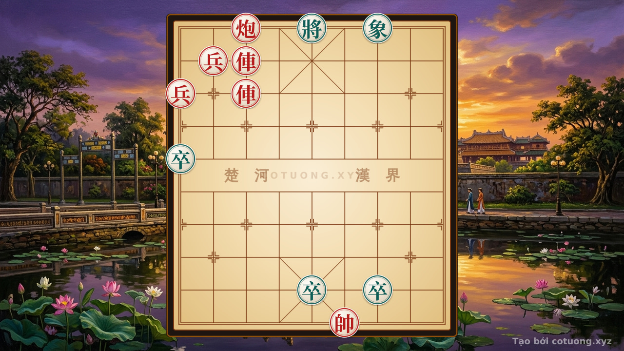 Thế cờ: Red Cannon at 7-10: A Surprising Offensive Strategy in Chinese Chess — Cờ Tướng Online