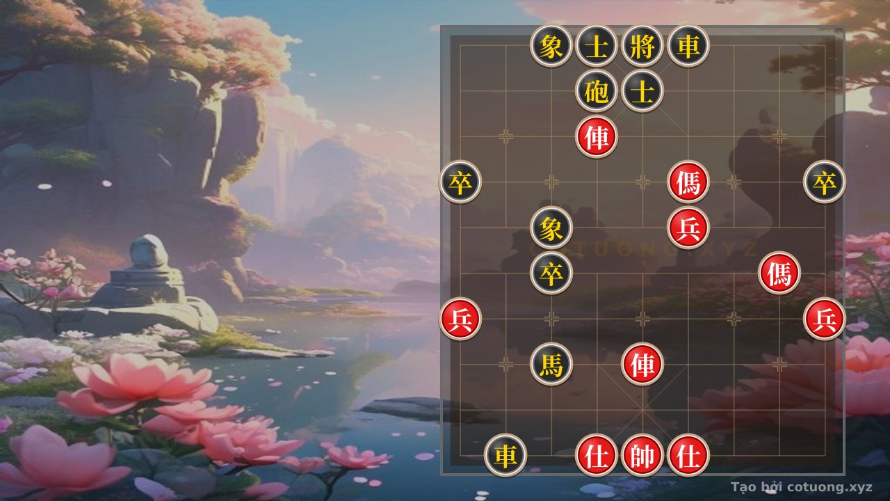 Thế cờ: Red Rook's First Move: The Strategy to Break the New General's Chess Formation — Cờ Tướng Online
