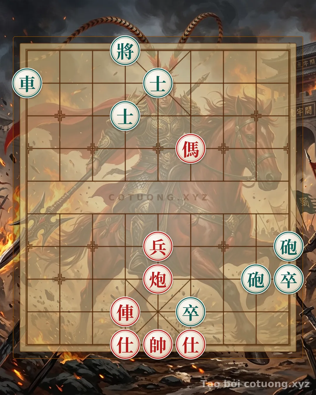 Challenge: Xiangqi: The Secret of Black Chariot on 1st Rank 9 - Core Defense Tactics - Can you solve it?